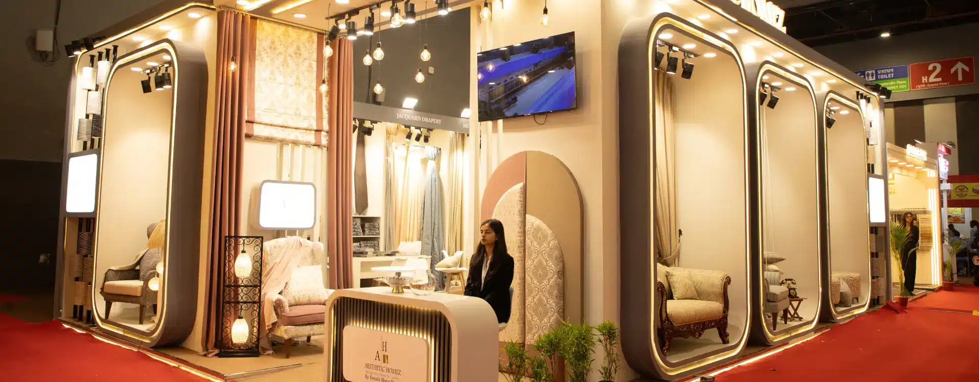 Aesthetic Homez Delhi Show Reception